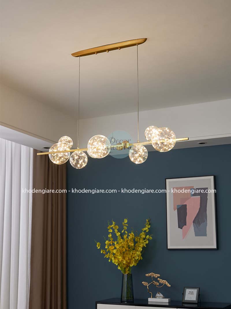 Đèn thả bàn ăn 8 bóng DC381