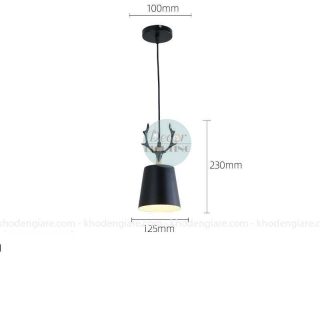 Đèn thả chao sừng hươu DC394