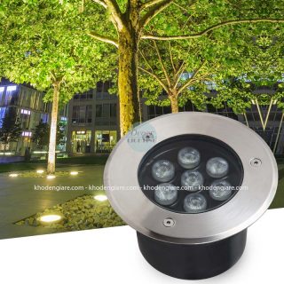 Đèn âm đất sân vườn 7w