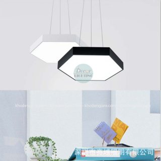 Đèn thả văn phòng lục giác đặc TVP-LGD600