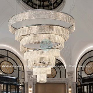Đèn chùm pha lê thông tầng TT1071