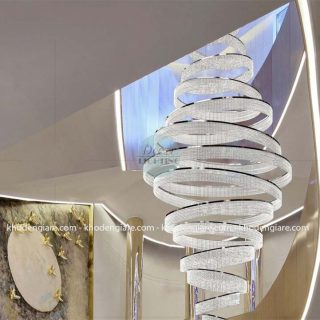 Đèn chùm pha lê thông tầng TT1071