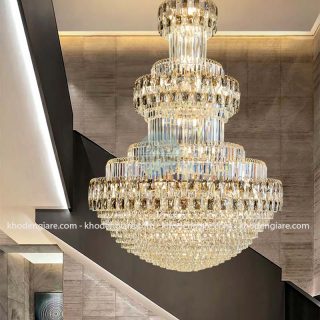 đèn chùm thông tầng pha lê TT1072