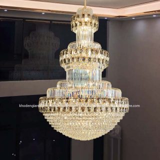 đèn chùm thông tầng pha lê TT1072