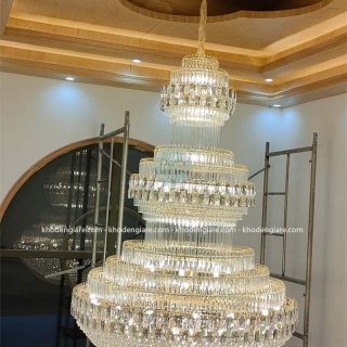 đèn chùm thông tầng pha lê TT1072
