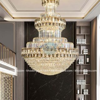 đèn chùm thông tầng pha lê TT1072