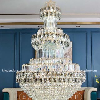 đèn chùm thông tầng pha lê TT1072