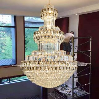 đèn chùm thông tầng pha lê TT1072