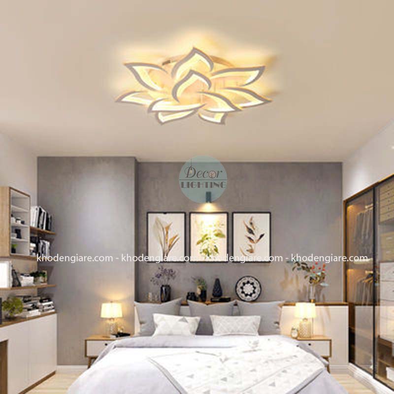 Đèn ốp trần hiện đại Mica hình cánh sao MC9045