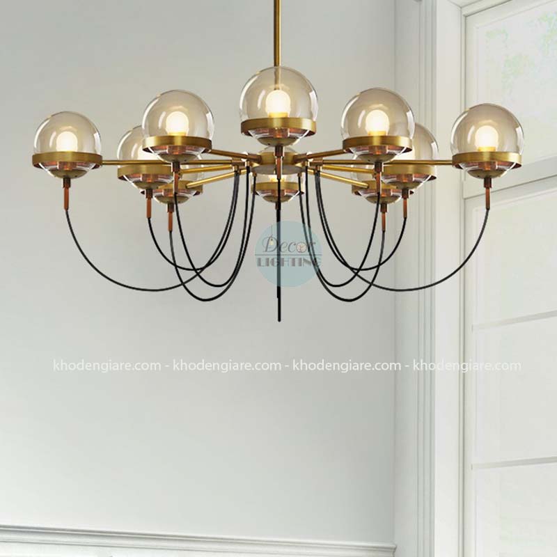 Đèn chùm chao thủy tinh DC359