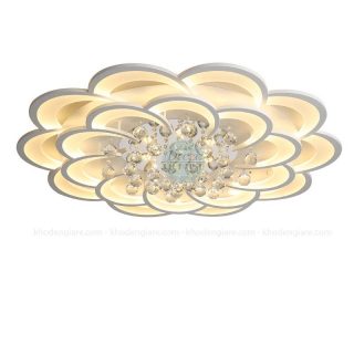 Đèn ốp trần hiện đại Mica hình bông hoa MC9048