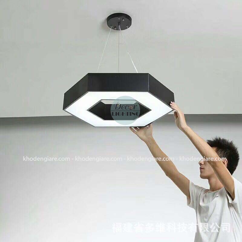 Đèn thả văn phòng lục giác rỗng TVP-LGR600