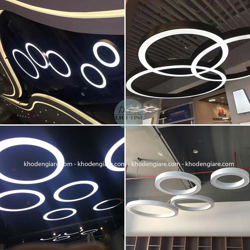 Đèn thả văn phòng tròn rỗng TVP-TR600