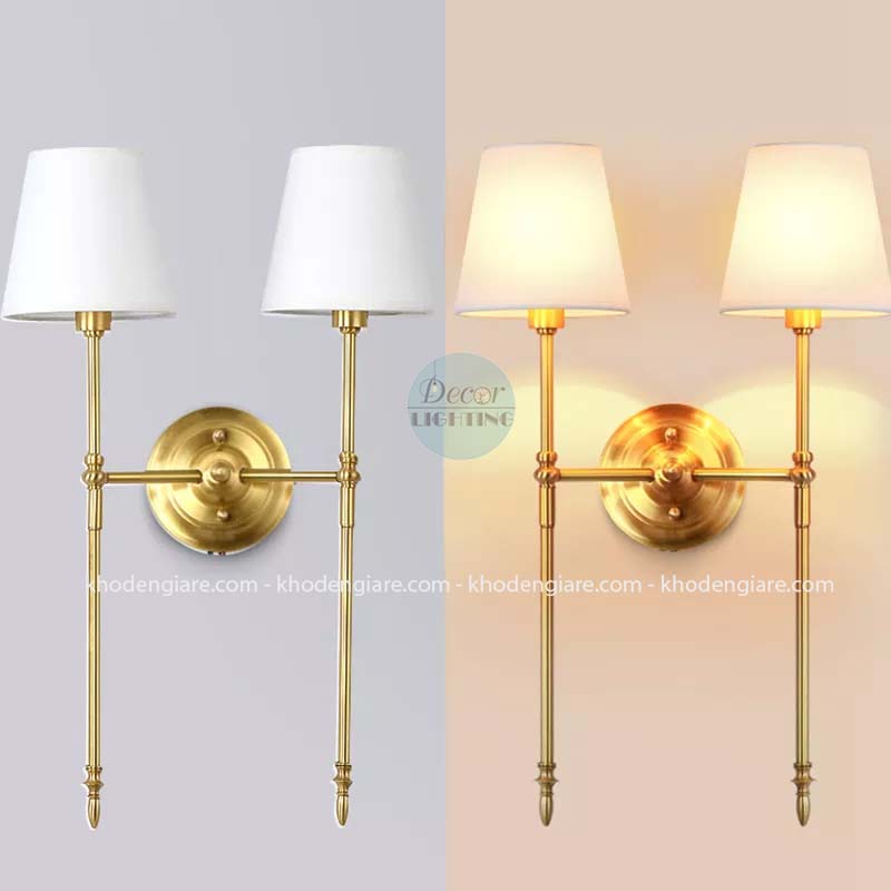 Đèn tường chao vải DC737