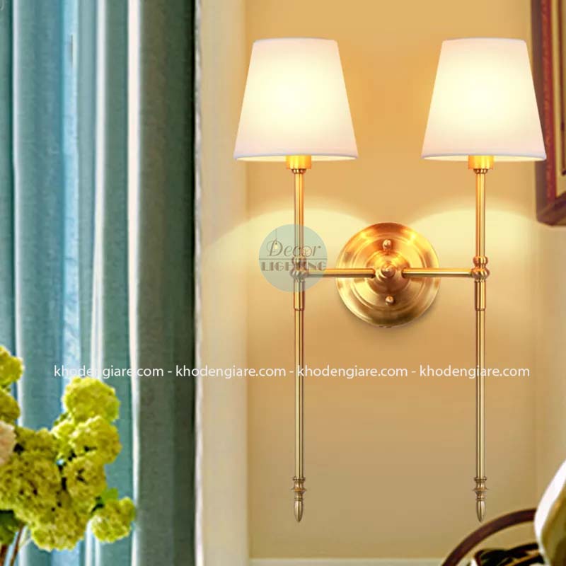 Đèn tường chao vải DC737