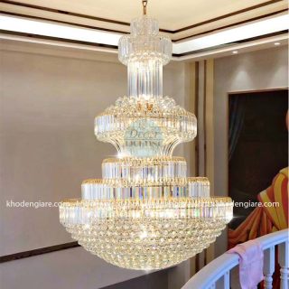 Đèn chùm thông tầng cao cấp
