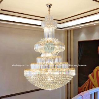 Đèn chùm thông tầng cao cấp
