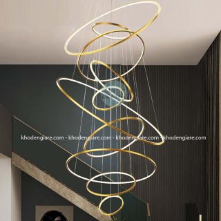 Đèn thả thông tầng cầu thang cao cấp TT1077