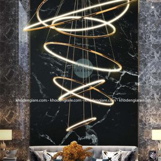 Đèn thả thông tầng cầu thang cao cấp TT1077