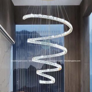 Đèn thả thông tầng pha lê TT1074