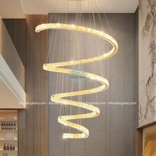 Đèn thả thông tầng pha lê TT1074