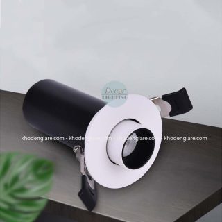 Đèn âm trần thò thụt xoay 360 độ mini
