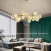 Đèn chùm chao thủy tinh DC427