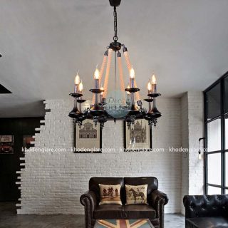 Đèn chùm cuốn thừng DC171