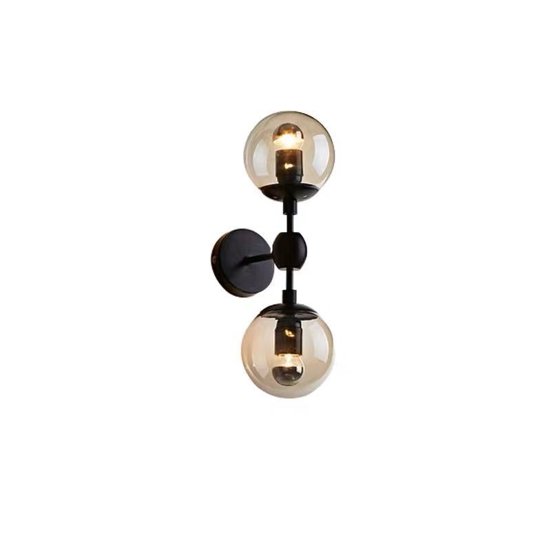 Đèn gắn tường 2 chao thủy tinh TDC033