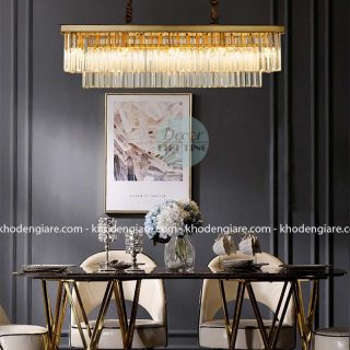 Đèn thả pha lê bàn ăn DC411L