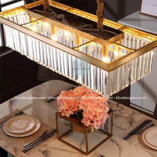 Đèn thả pha lê bàn ăn DC411L