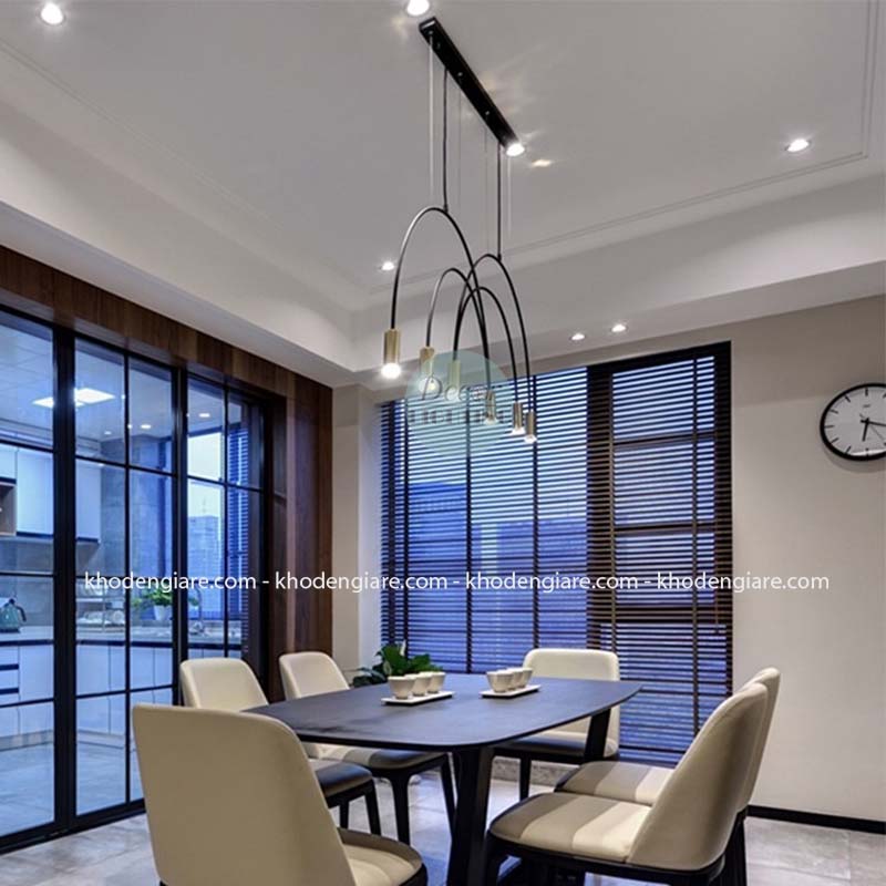 Đèn thả bàn ăn chao ống DC159