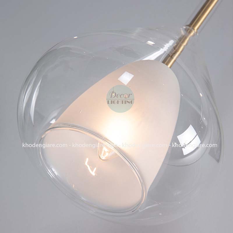 Đèn chao thủy tinh bắc âu DC049