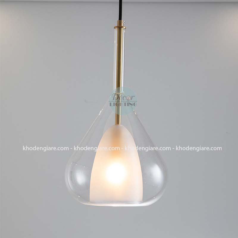 Đèn chao thủy tinh bắc âu DC049