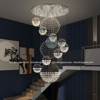 Đèn chùm pha lê thông tầng TT1080