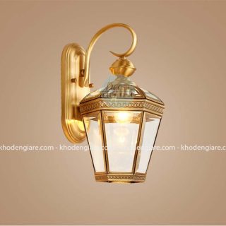 Đèn tường đồng ngoài trời TD033