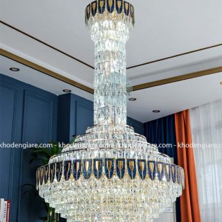 Đèn chùm pha lê thông tầng cao cấp TT1082