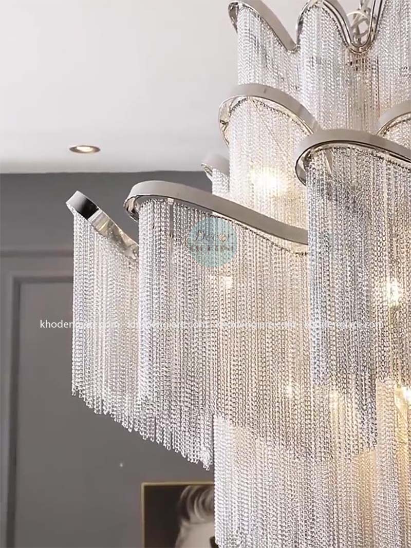 Đèn chùm thông tầng cao cấp DC541