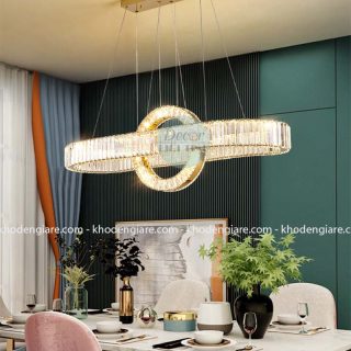 Đèn thả pha lê bàn ăn DC488C