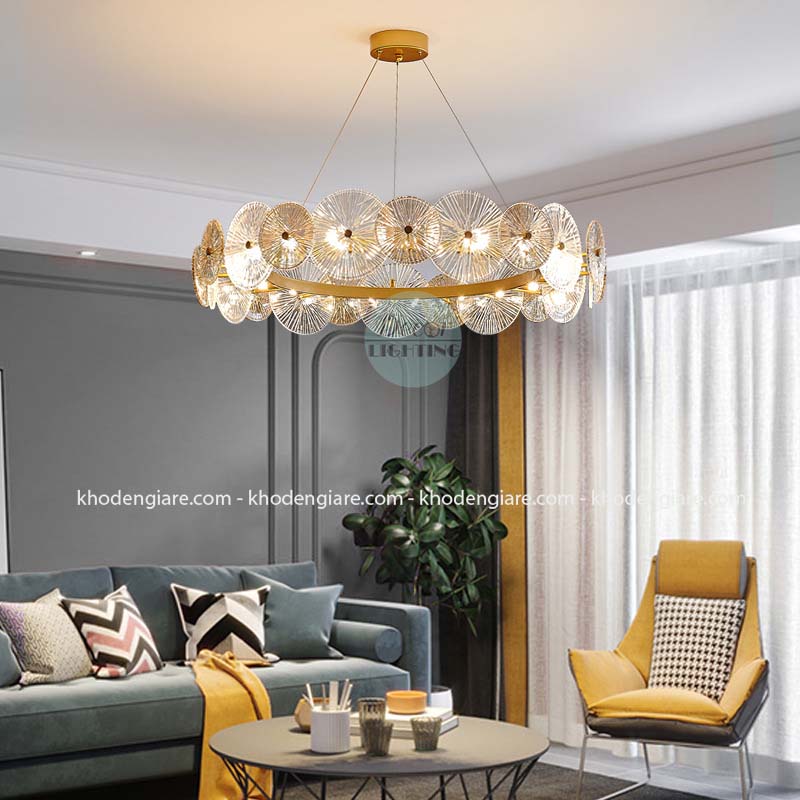 Đèn chùm phong khách DC485D