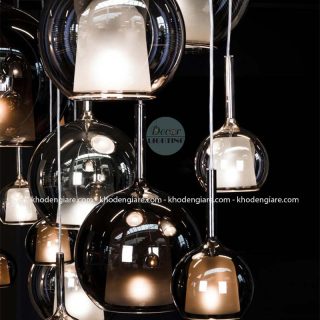 Đèn thả chao thủy tinh DC086
