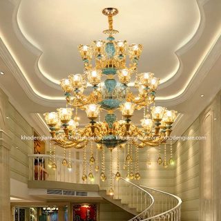 Đèn chùm cổ điển thông tầng DC8087