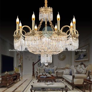 Đèn chùm đồng cổ điển DC8081