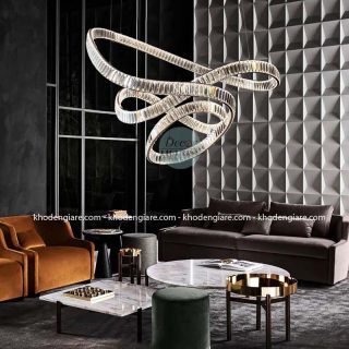 Đèn chùm pha lê thông tầng DC556