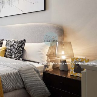 Đèn để tab chao thủy tinh DC2067