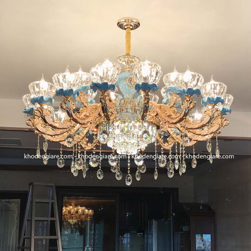 Đèn chùm pha lê tân cổ điển DC931