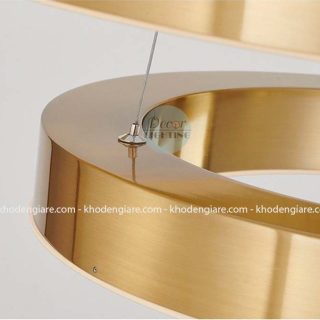 Đèn thả vòng inox mạ titan cao cấp DC384