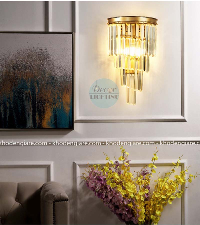 Đèn tường pha lê hiện đại DC736