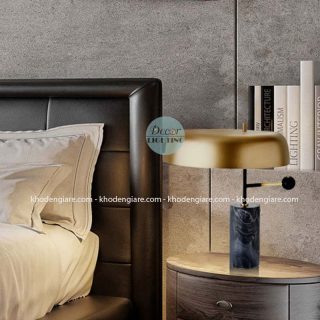 Đèn bàn chao sắt thân đá DC/DB-3549
