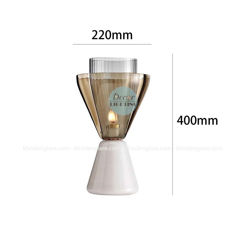 Đèn bàn chao thủy tinh DC/DB-3533